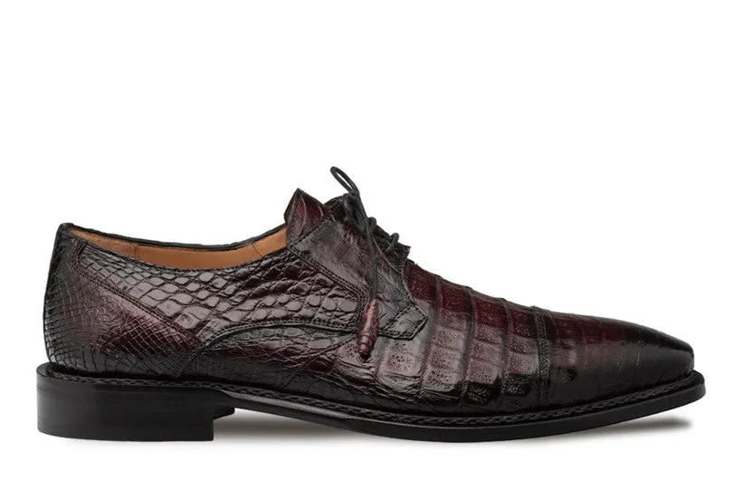 "Giovane" Crocodile Derby Burgundy Quick Motion Season Ease