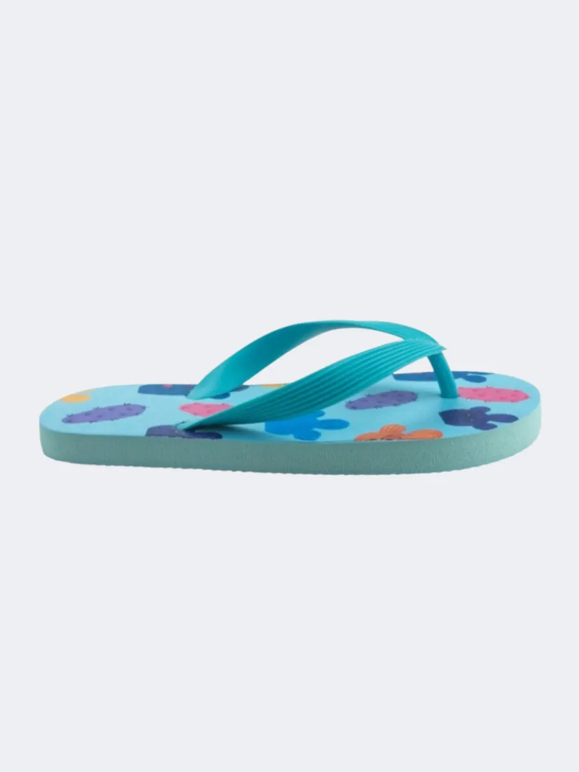 Stamion Turtles Pe Boys Beach Slippers Turquoise Peace Step Long Walk