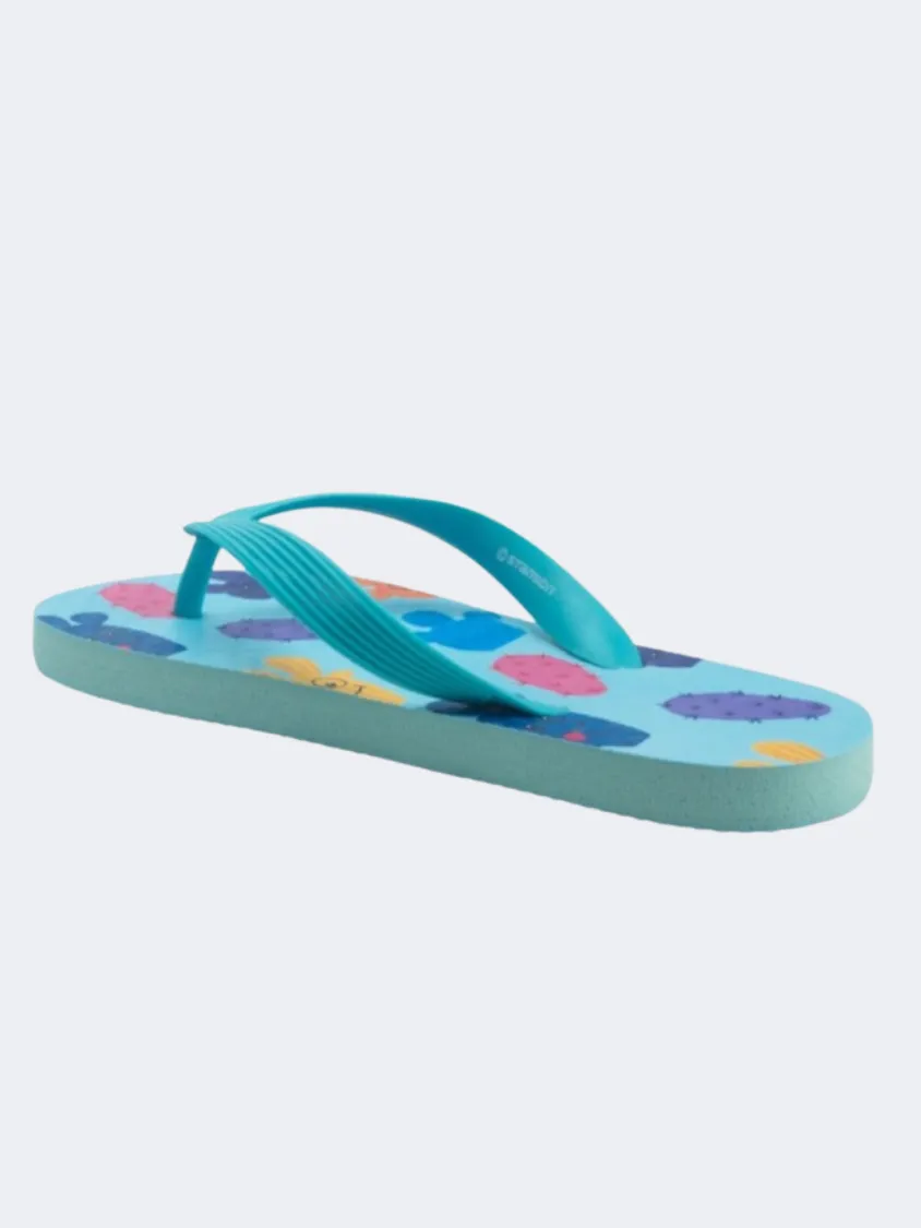 Step Ahead Vintage Mood Stamion Turtles Pe Boys Beach Slippers Turquoise