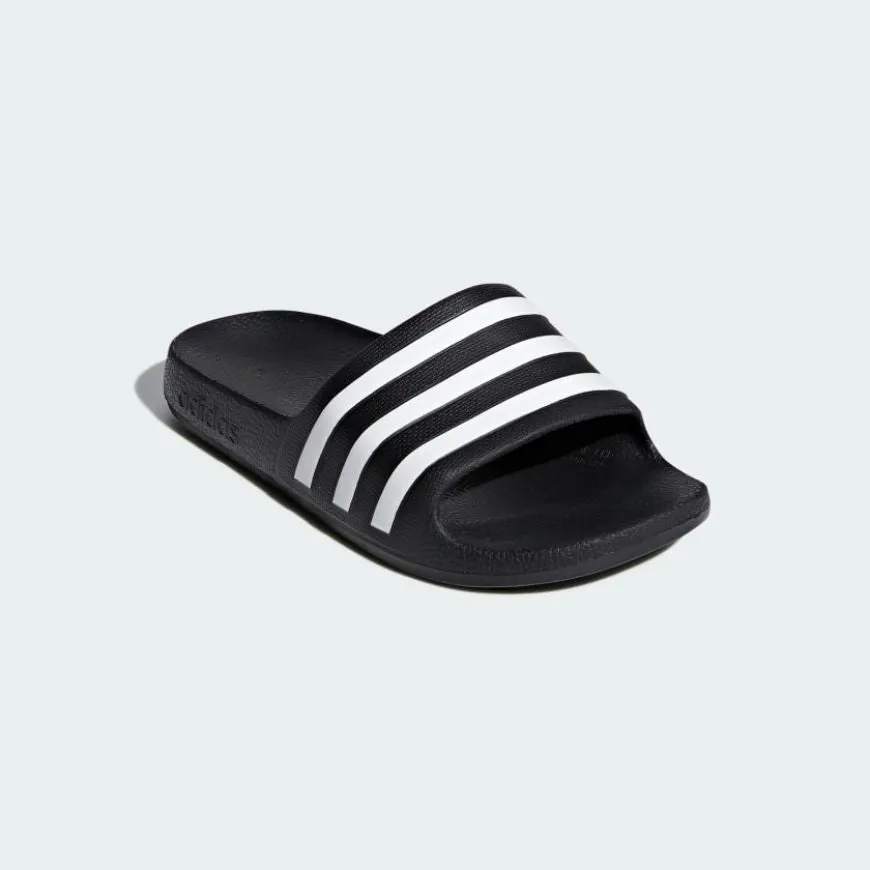 Global Cool Pond Walk Adidas Adilette Aqua Ps/Gs-Boys Swim Slippers Black/White