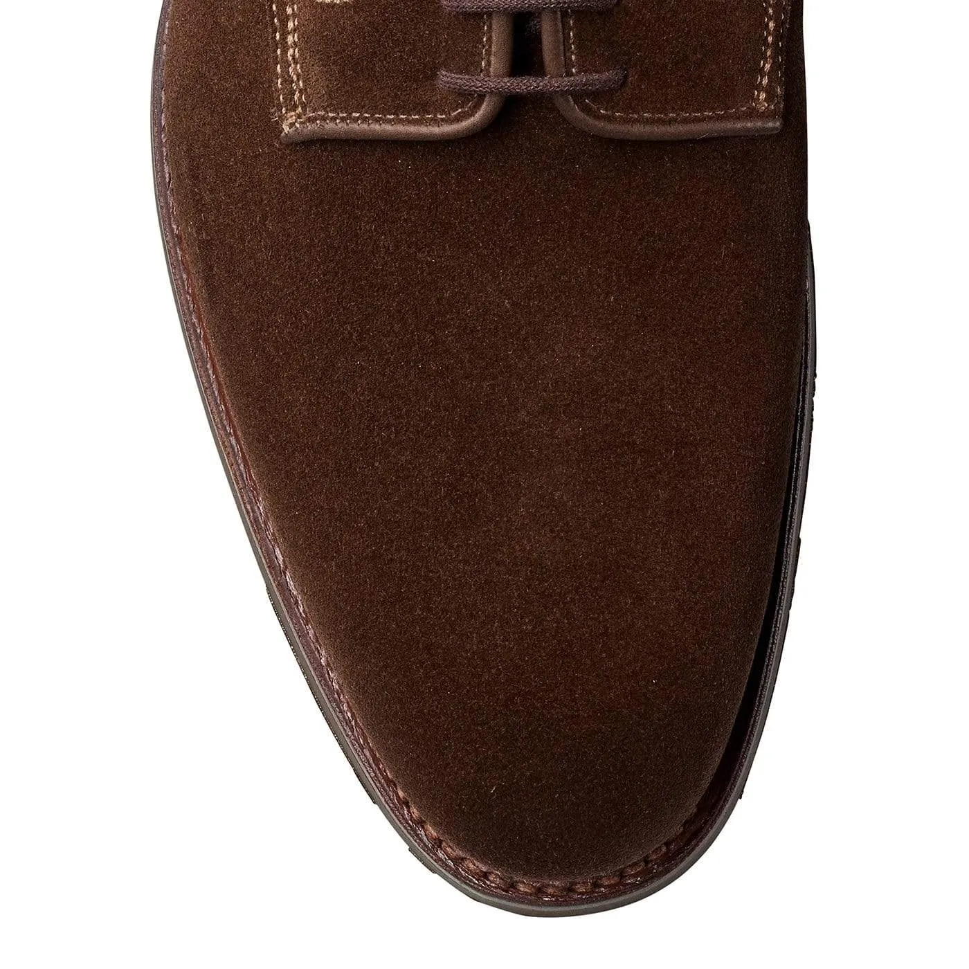 Quick Fit Shoes Timeless Work Look Bristol 3 Dark Brown Suede
