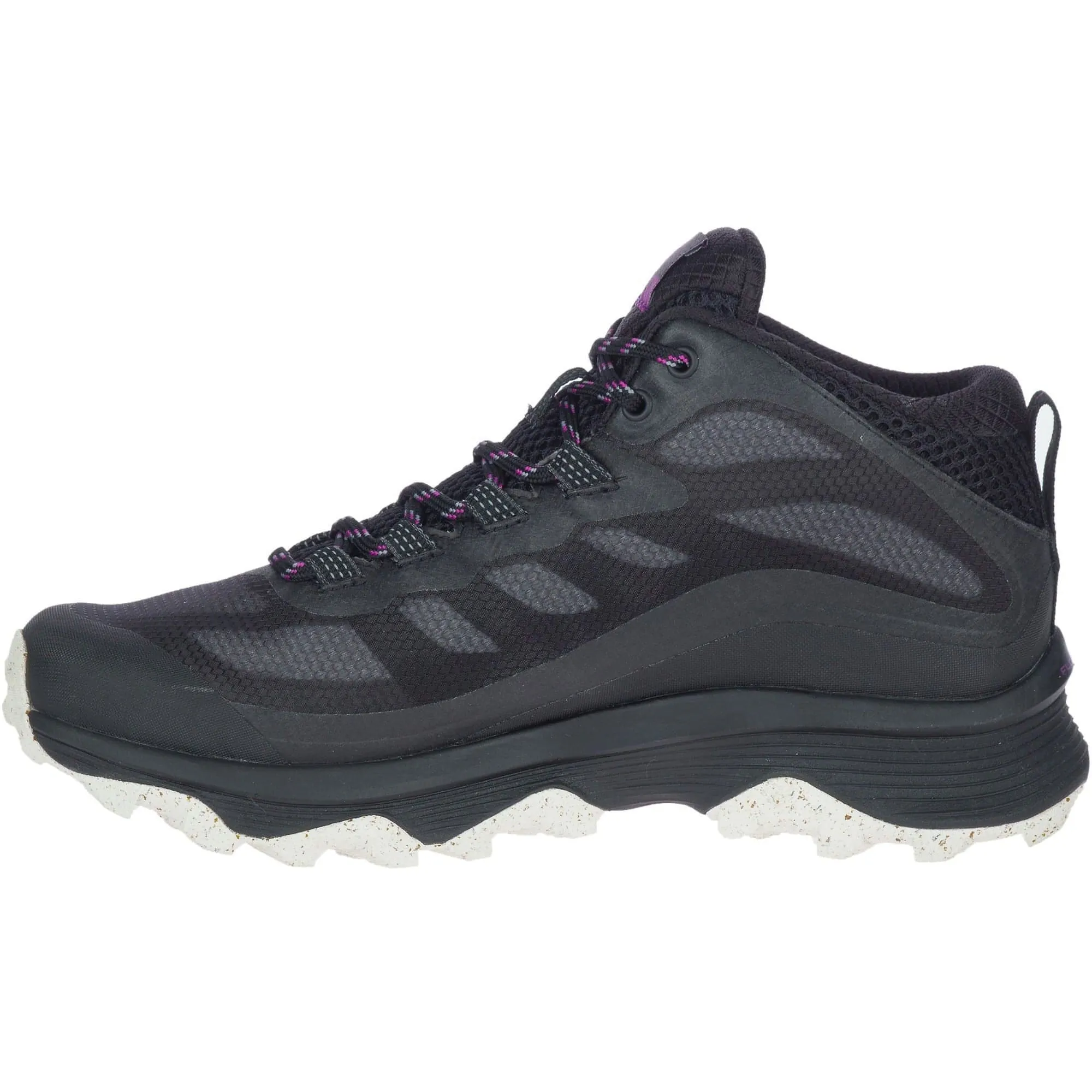 Climbing Gear Merrell Moab Speed Mid GORE-TEX Womens Walking Boots - Black