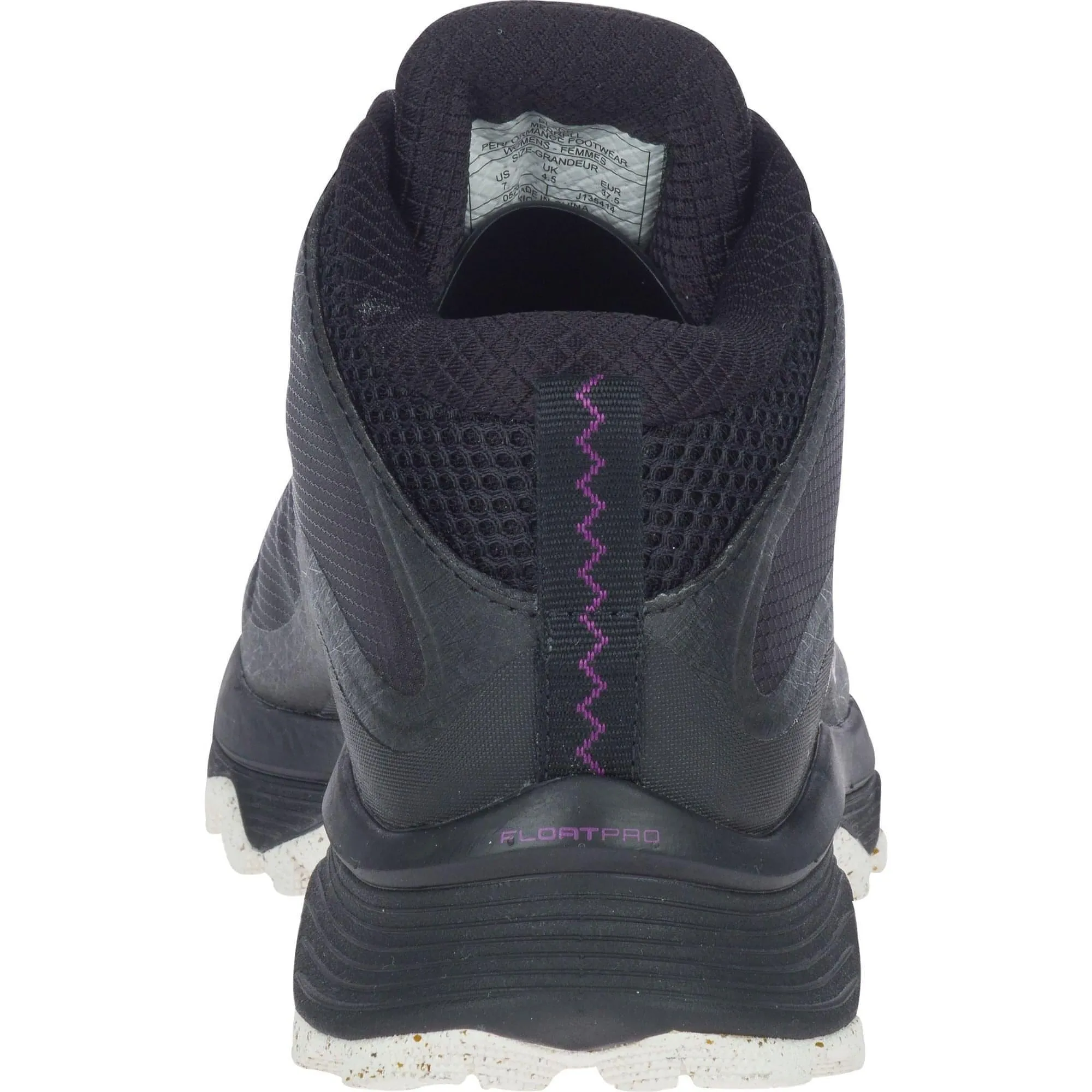 Trail Balance Durable materials Merrell Moab Speed Mid GORE-TEX Womens Walking Boots - Black