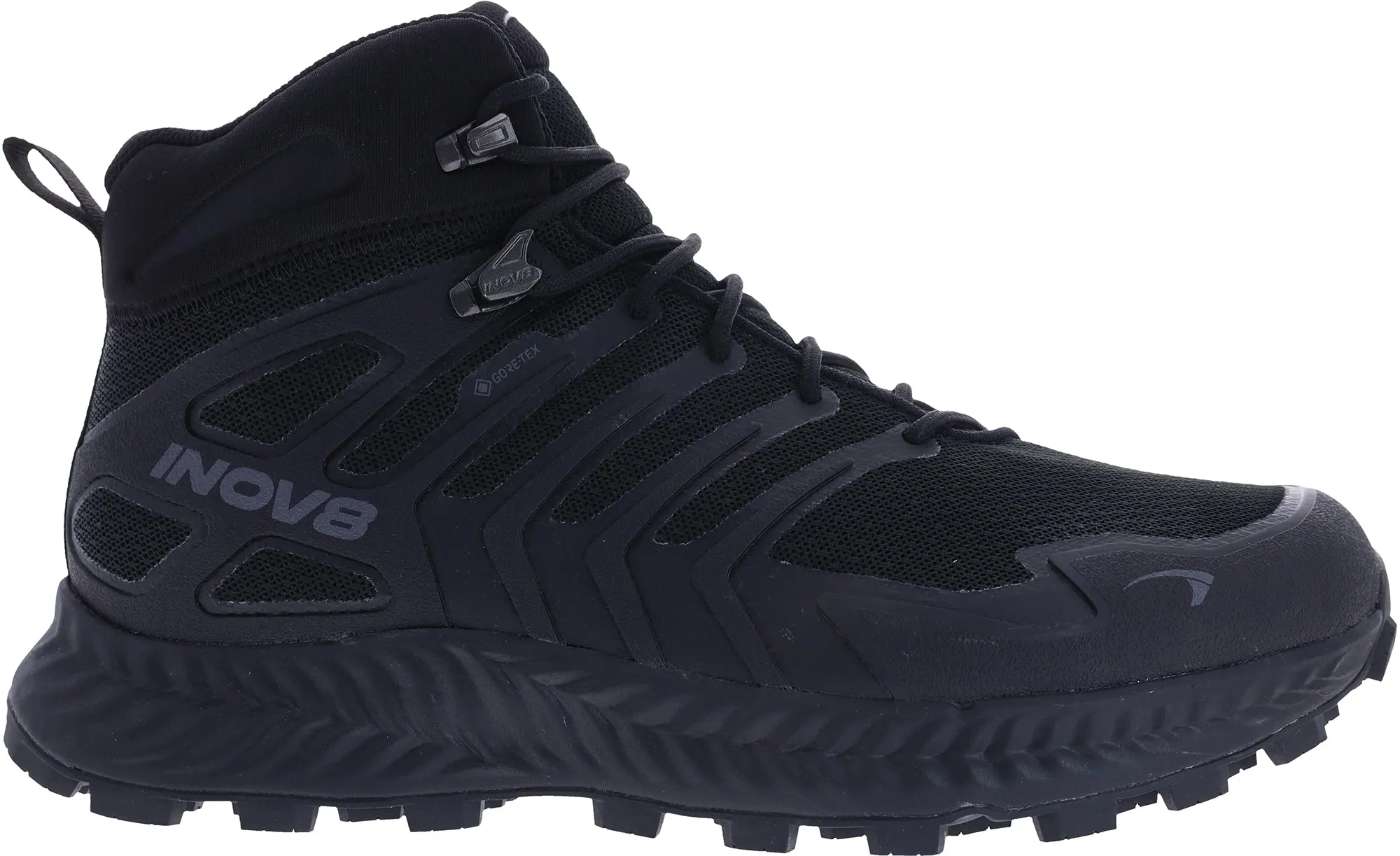 Water Repellant Inov8 Roclite Mid GORE-TEX WIDE FIT Womens Walking Boots - Black