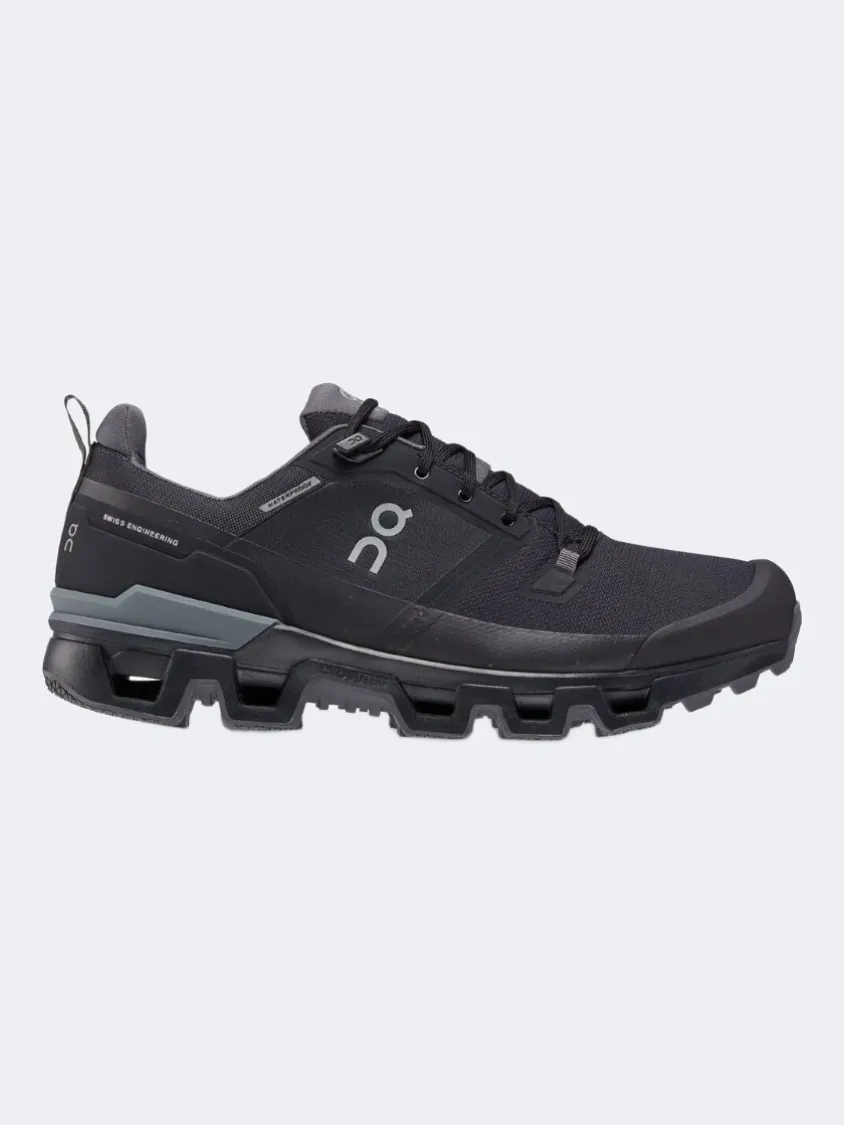 Stable Grip Comfortable fit On Cloudwander Waterproof Men Hiking Shoes Black/Eclipse