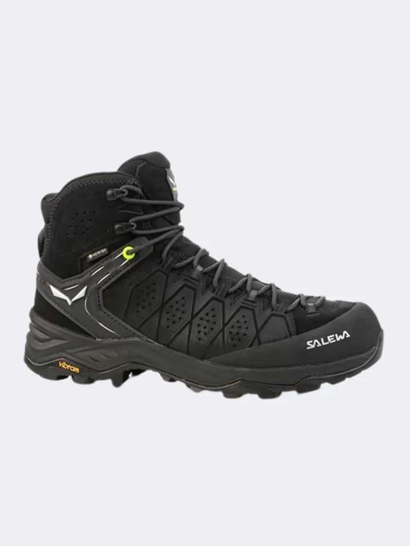 Salewa Alp Trainer 2 Mid Men Hiking Boots  Black Breathable mesh Heavy Impact Protection