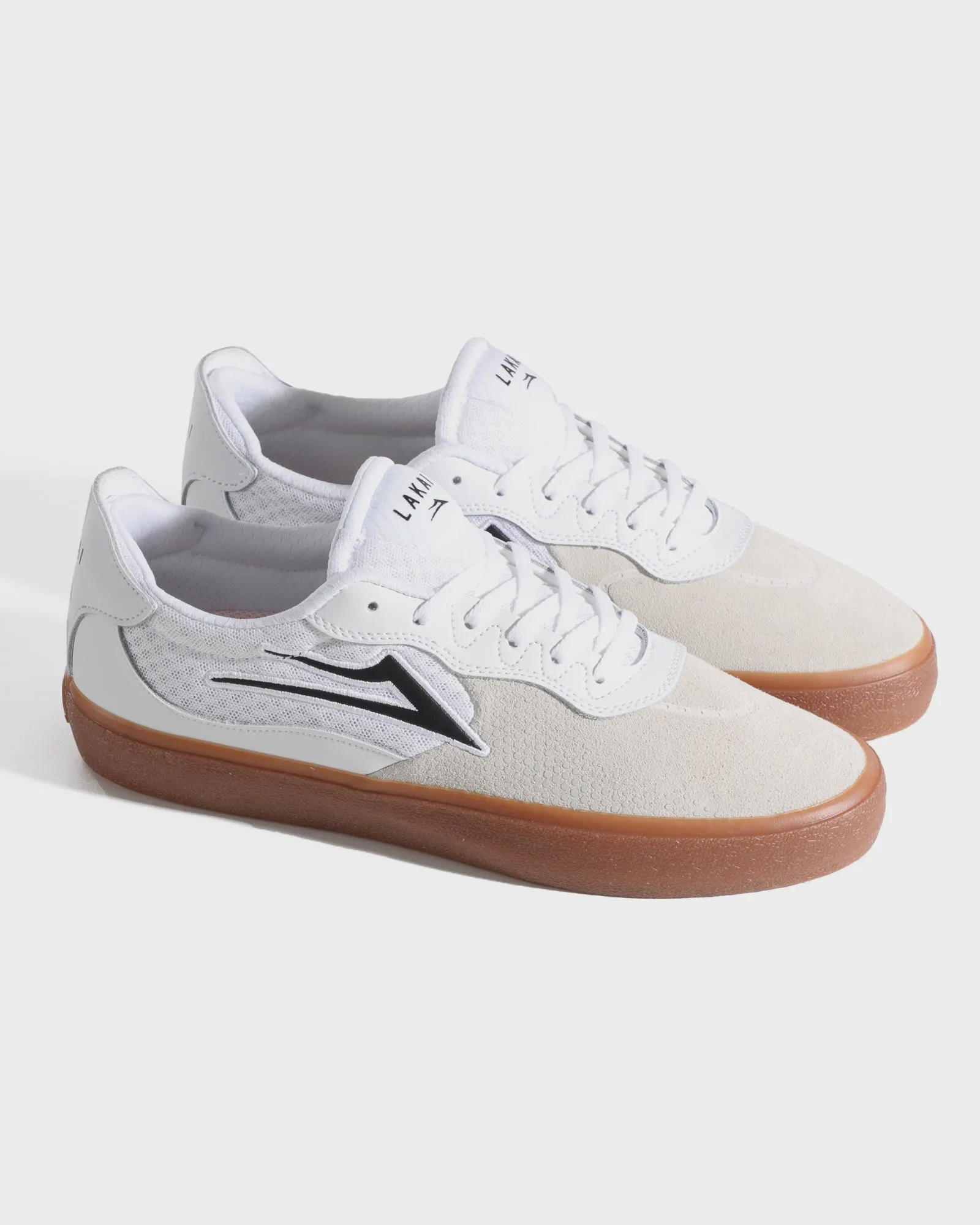 Essex - White/Gum Leather ergonomic Soft Move