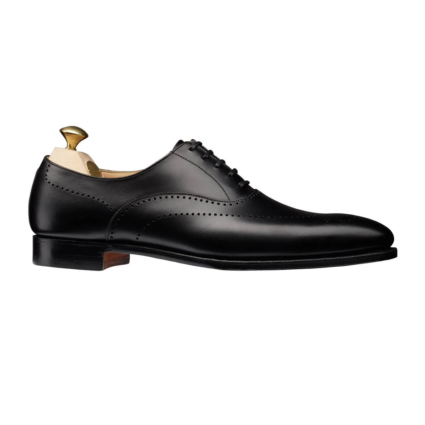 Simple Leather Sharp Finish Weybridge Black Calf