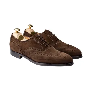 Westgate 2 Dark Brown Calf Suede Lightweight Structure