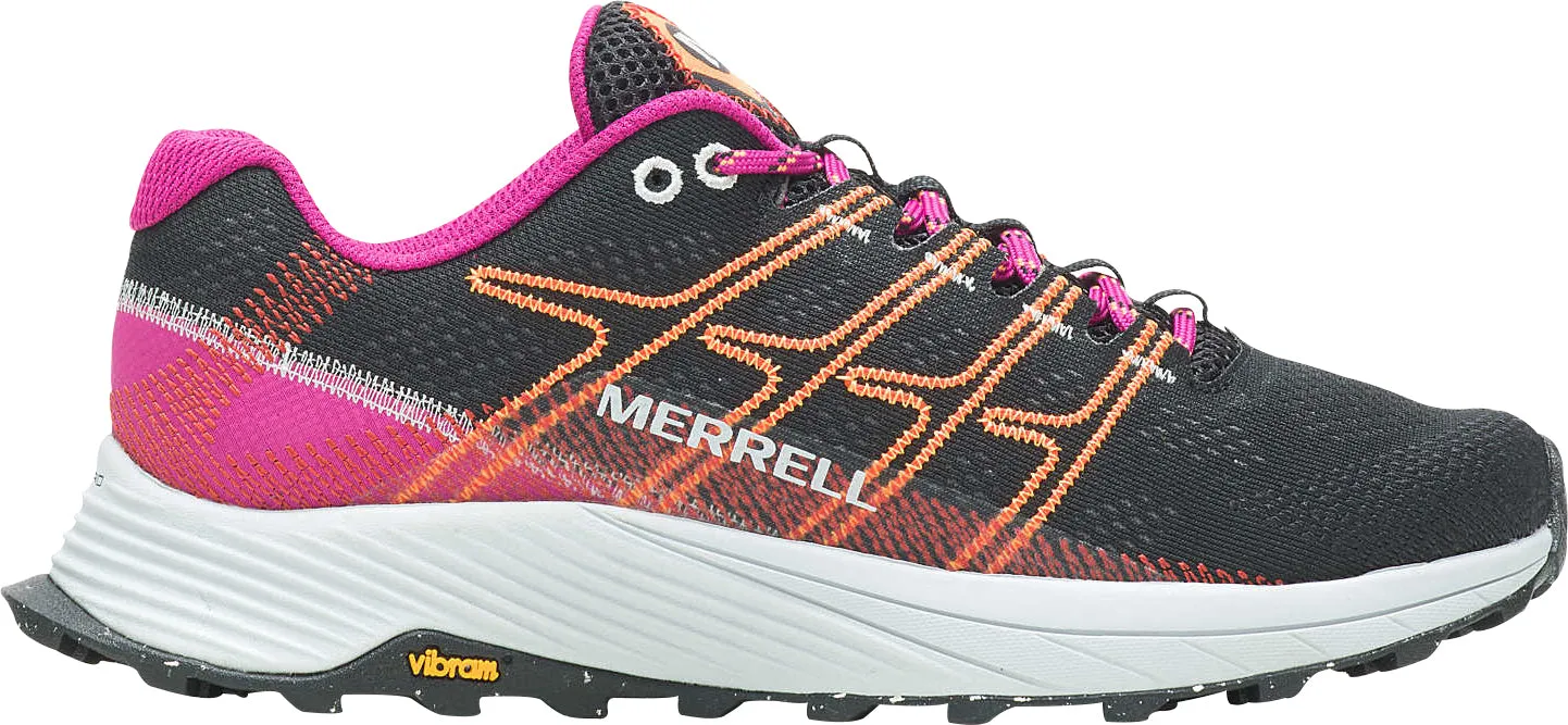 Merrell Moab Flight Womens Trail Running Shoes - Black Fitness Friendly Sole Tech