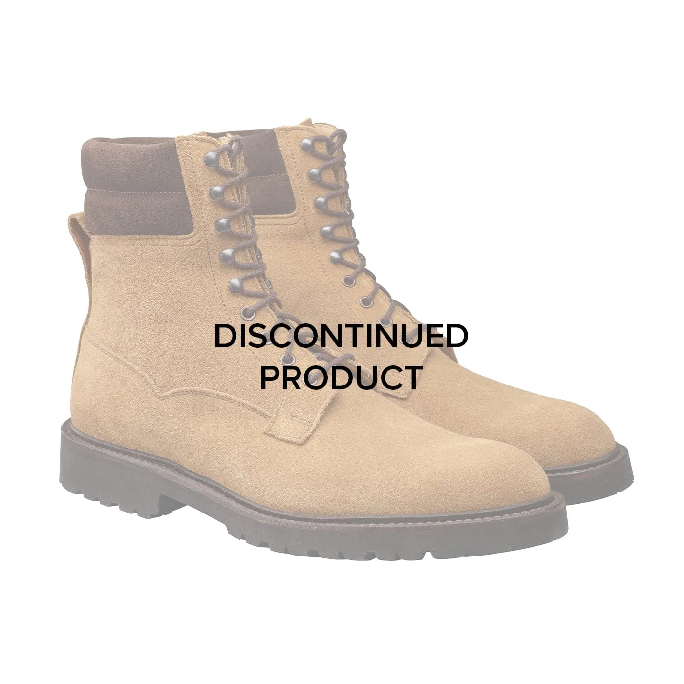 Ross Fawn Suede & Dark Brown Suede Collar Urban Design Travel Walk