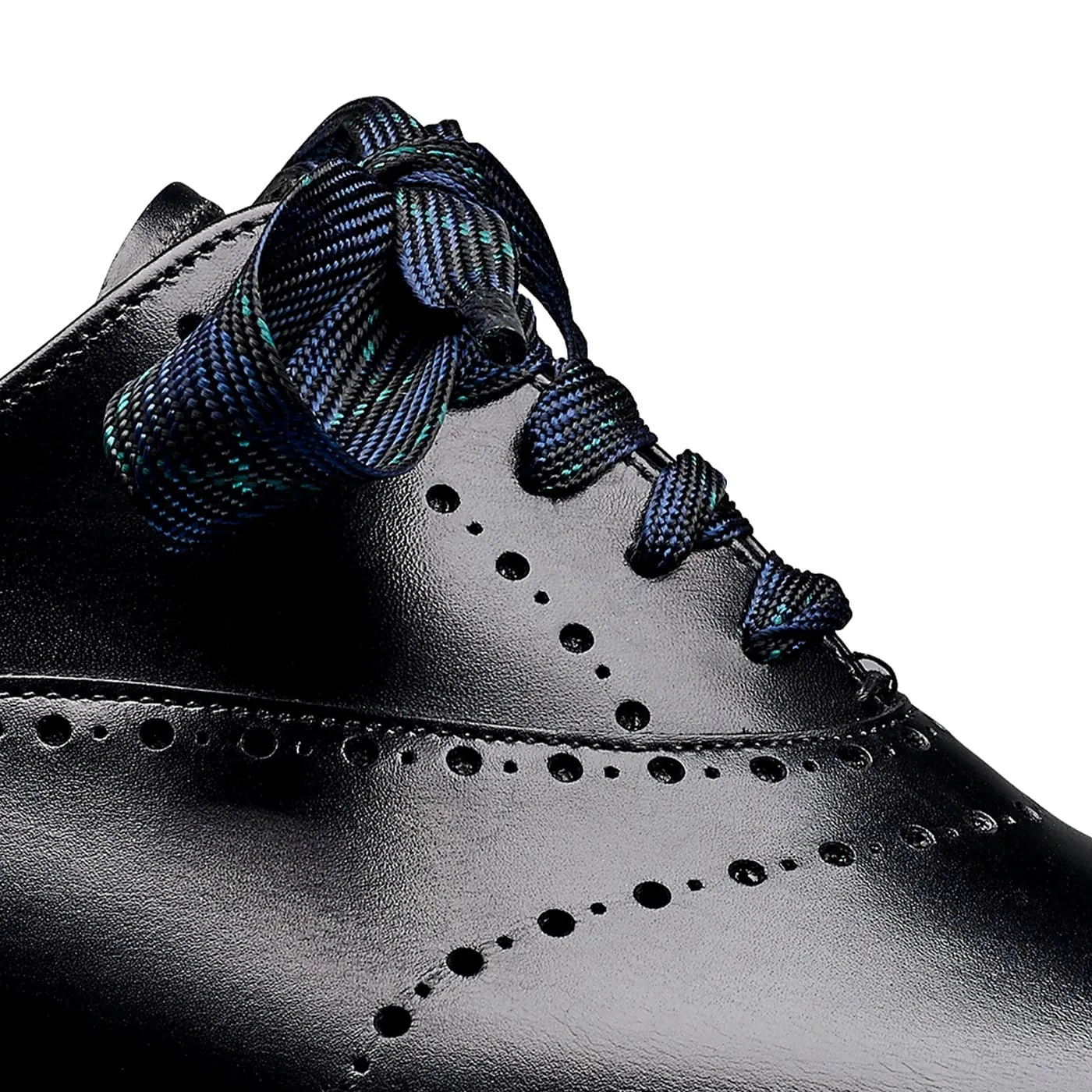 Cora Black Calf Leather Fit Shoes Classic Look Shoes