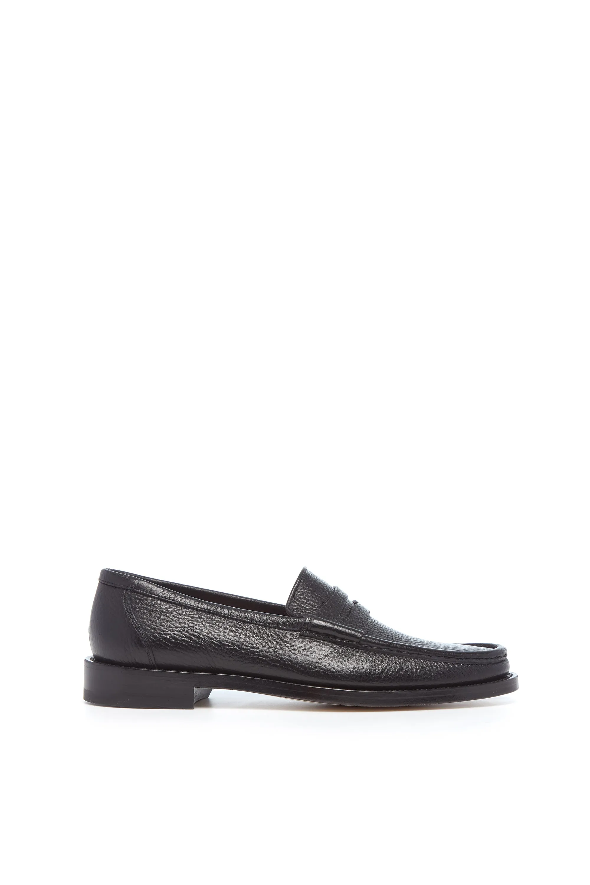 Guard Path Strong Guard Pierre Loafer in Black Textured Leather