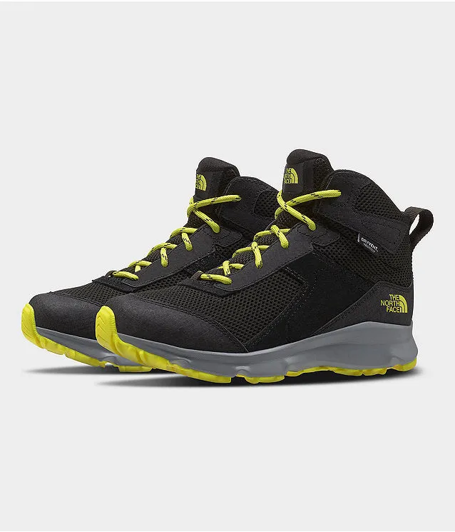 Jr. Hedgehog Hiker II Mid Waterproof (Kids') - NF0A3FYK - Past Season Stability Hiking Snow Path