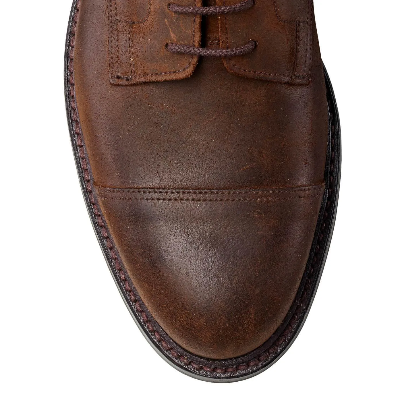 Coniston Dark Brown Rough-Out Suede Chic Fit