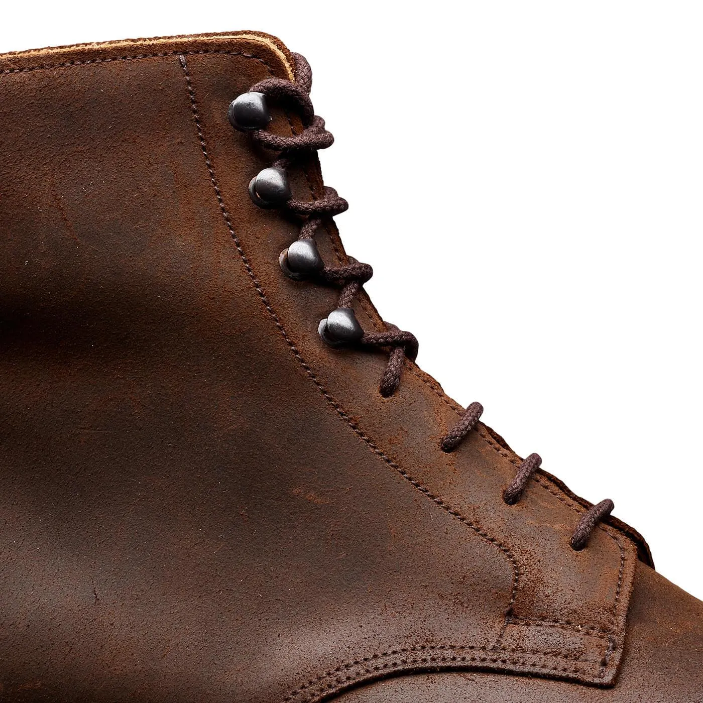 Job Interview Coniston Dark Brown Rough-Out Suede