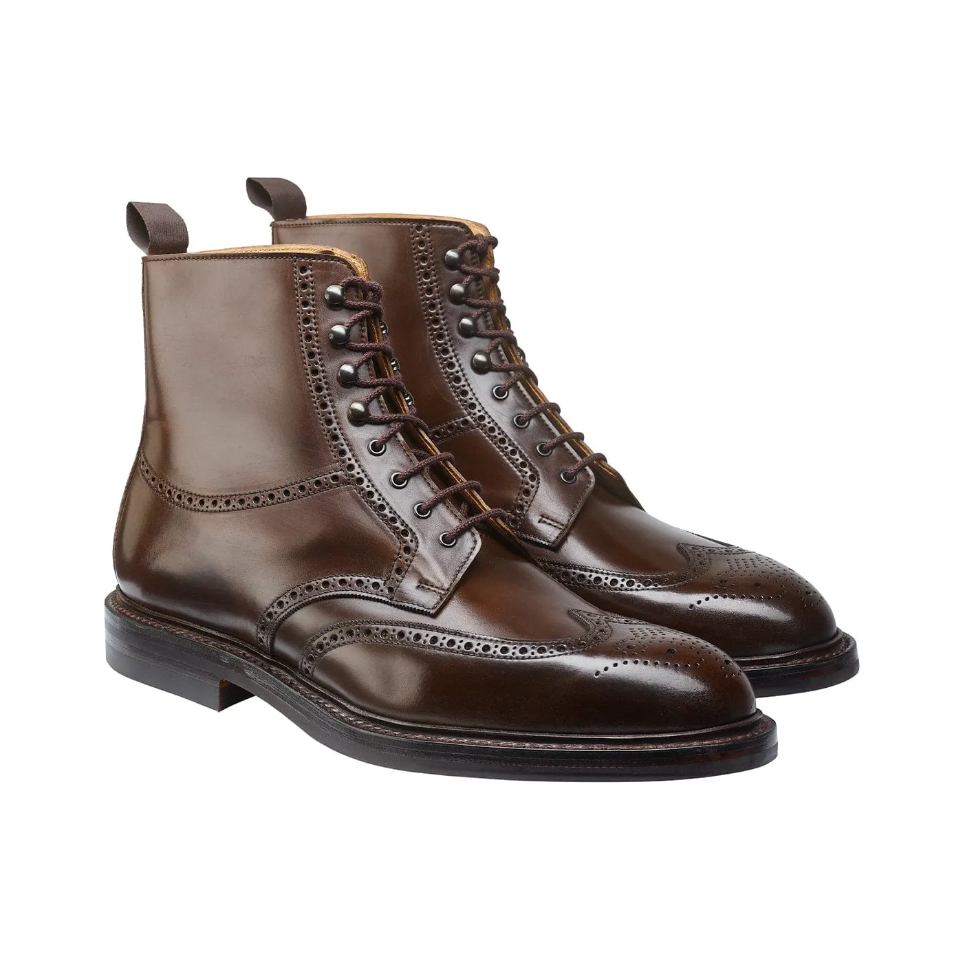 Lindrick 2 Dark Brown Cordovan Everyday Versatile Style Stretchable Material