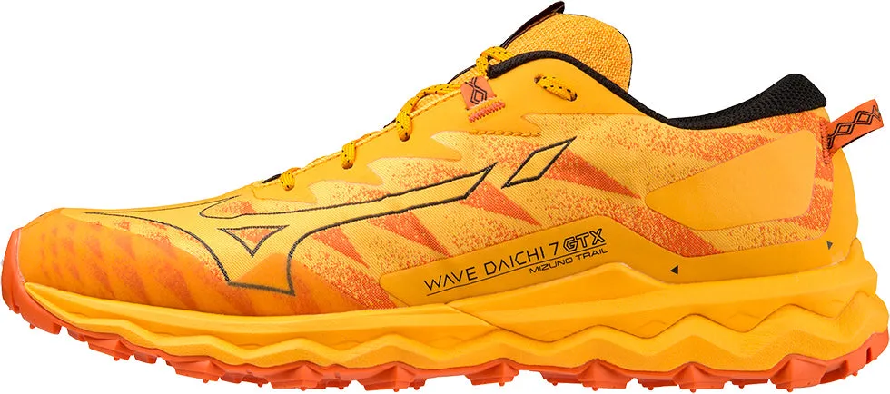 Mizuno Wave Daichi GORE-TEX Mens Trail Running Shoes - Orange Support frame Indoor fitness