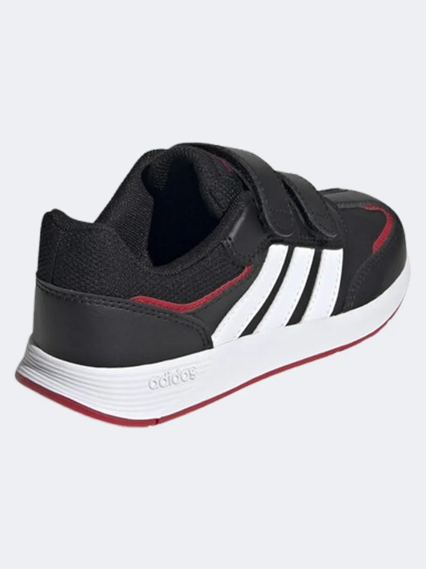 Adidas Tensaur Switch Cf Ps-Boys Sportswear Shoes Black/White/Scarlet mud proof