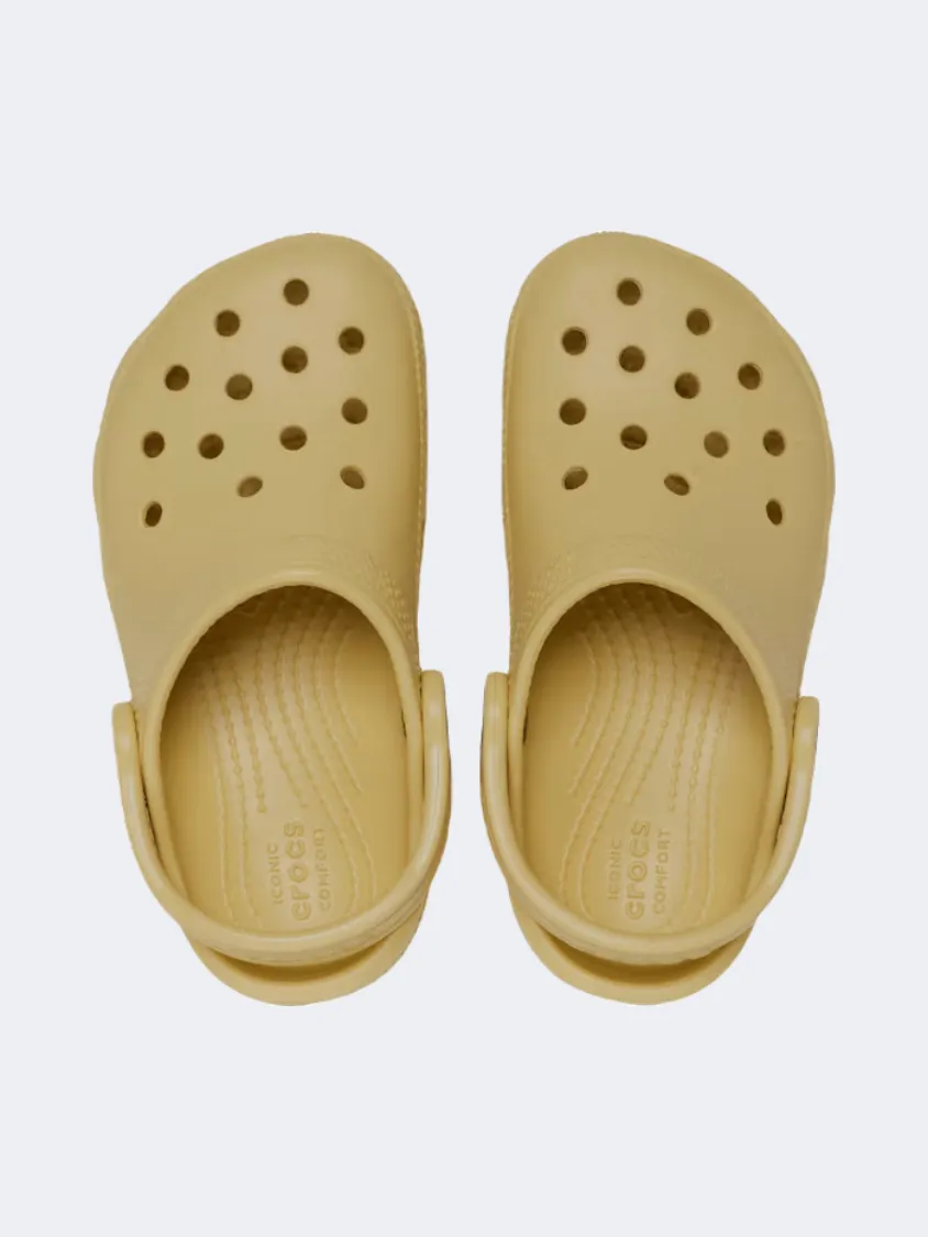 Rapid Motion Rock Path Crocs Classic Clog Infant-Unisex Lifestyle Slippers Wheat