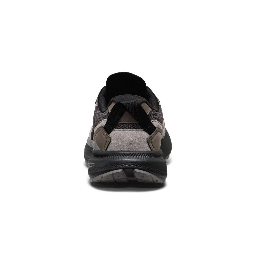 Nordic Tone Men's WK500 Leather Walking Shoe  |  Steel Grey/Black