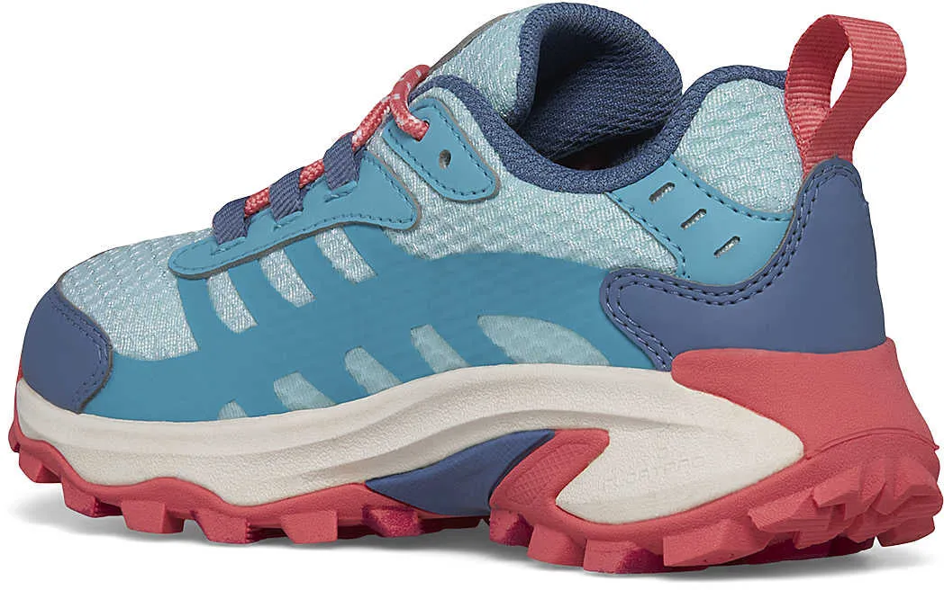 Merrell Moab Speed 2 Waterproof Junior Walking Shoes - Blue Storm Ready Weatherproof Design