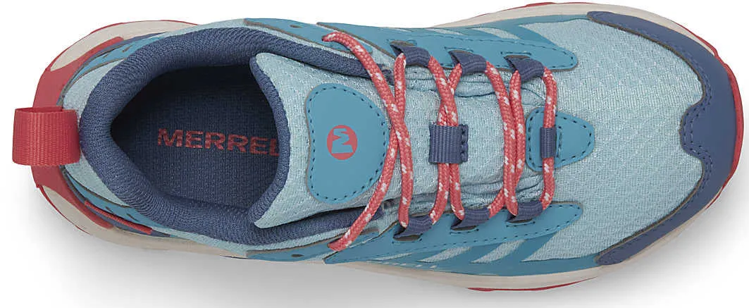 Merrell Moab Speed 2 Waterproof Junior Walking Shoes - Blue Trail Stamina