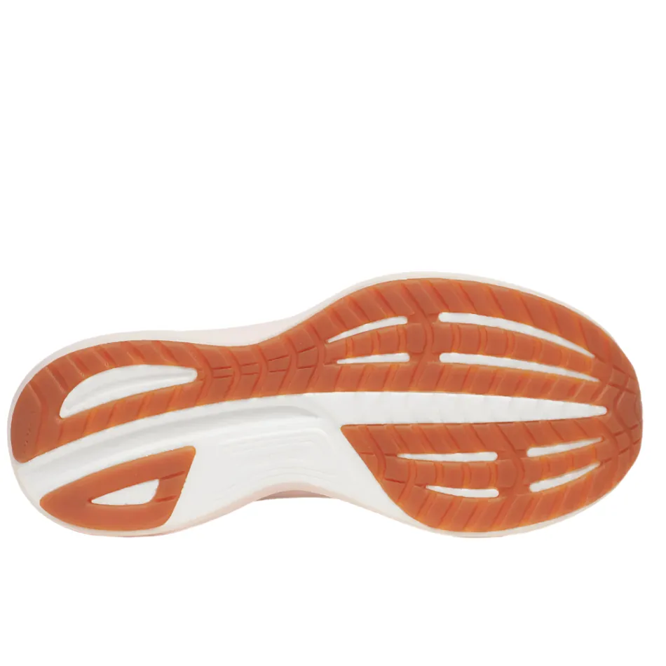 running in a trail race shoes supportive insole Saucony Women's Ride 18 Running Shoes in Quartz/Peony - Online Exclusive
