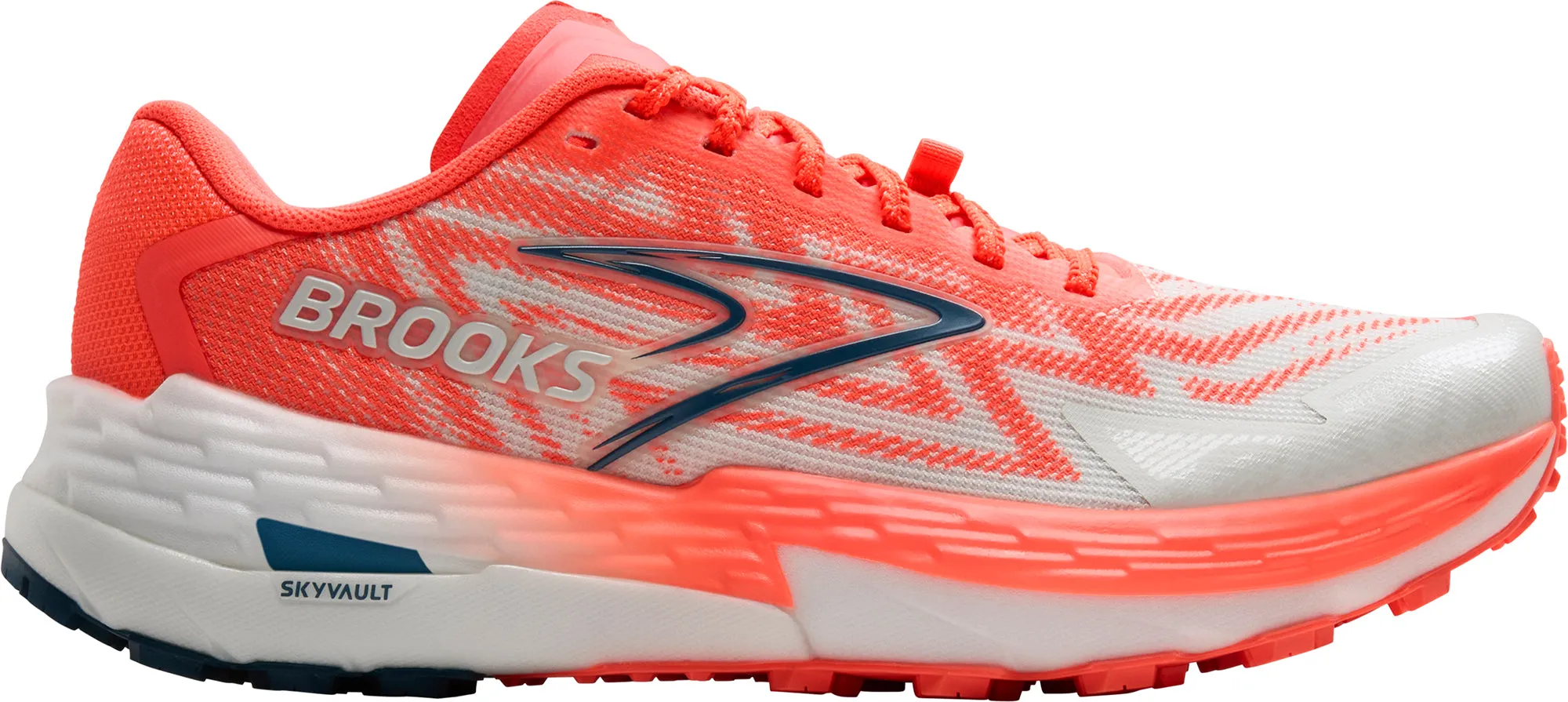 Brooks Catamount 4 Womens Trail Running Shoes - Orange Power Moves Outdoor Running