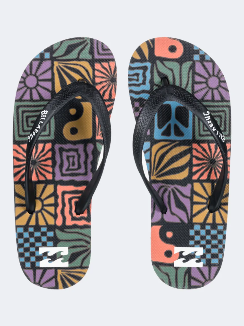 Agile Fit Swift Path Billabong Tides Boys Beach Slippers Multicolor
