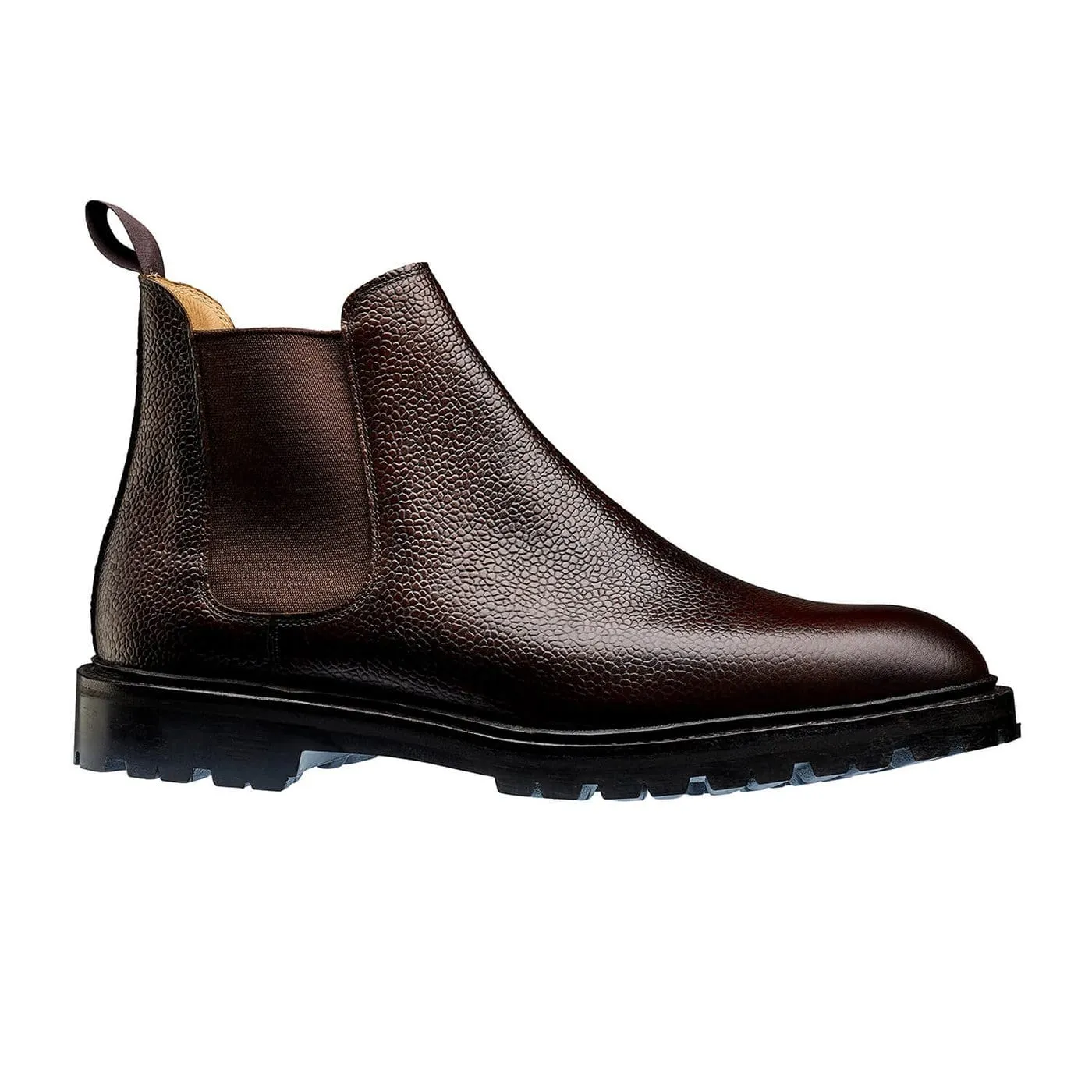 Soft Soles Chelsea 11 Dark Brown Scotch Grain