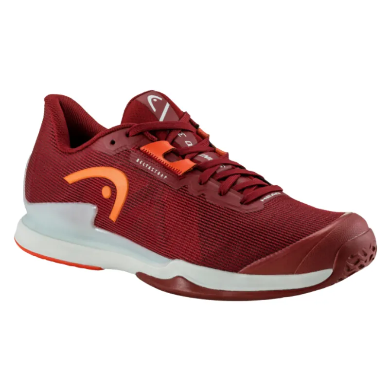Head Sprint Pro 3.5 Men Tennis Shoes - Dark Red/Orange Soft outsole
