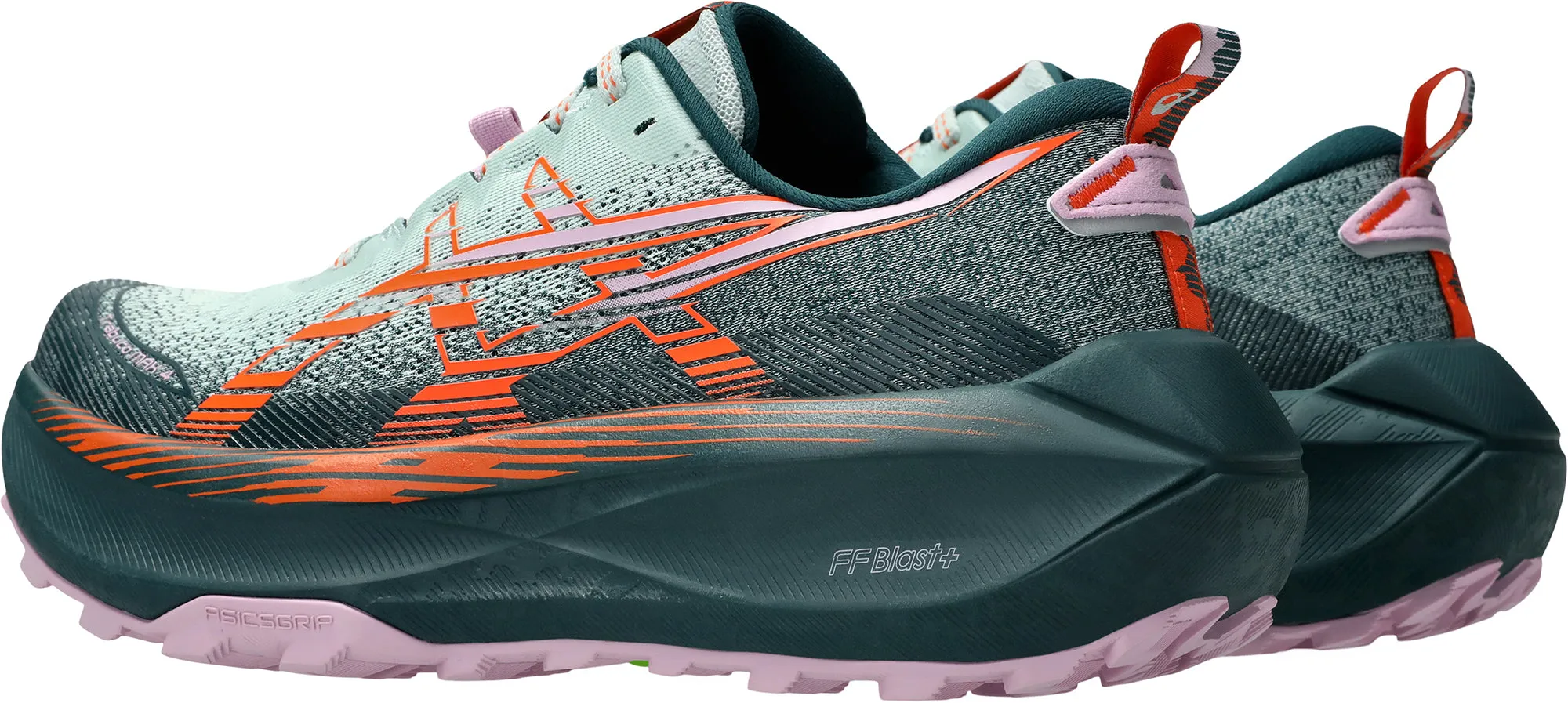 Toe guards add resilience to high-wear areas Asics Trabuco Max 4 Womens Trail Running Shoes - Green