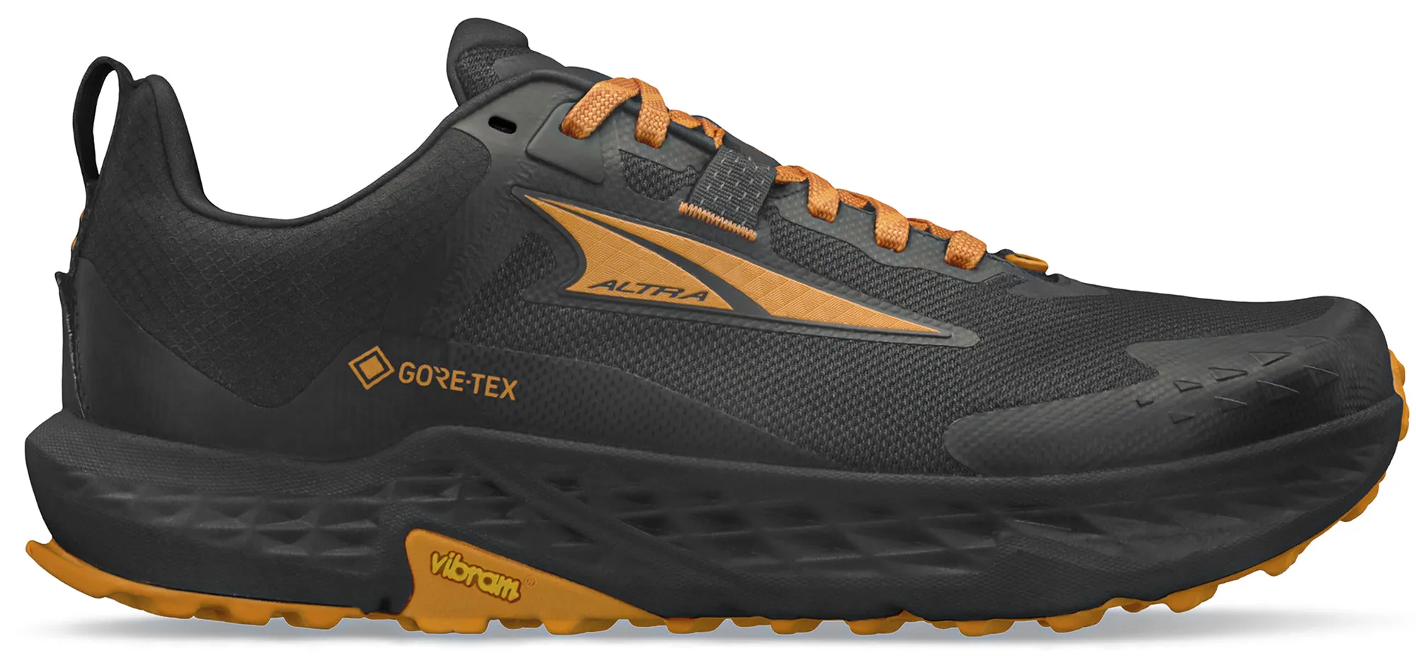 Altra Timp 5 GORE-TEX Mens Trail Running Shoes - Black Impact zones correspond with anatomical foot structure