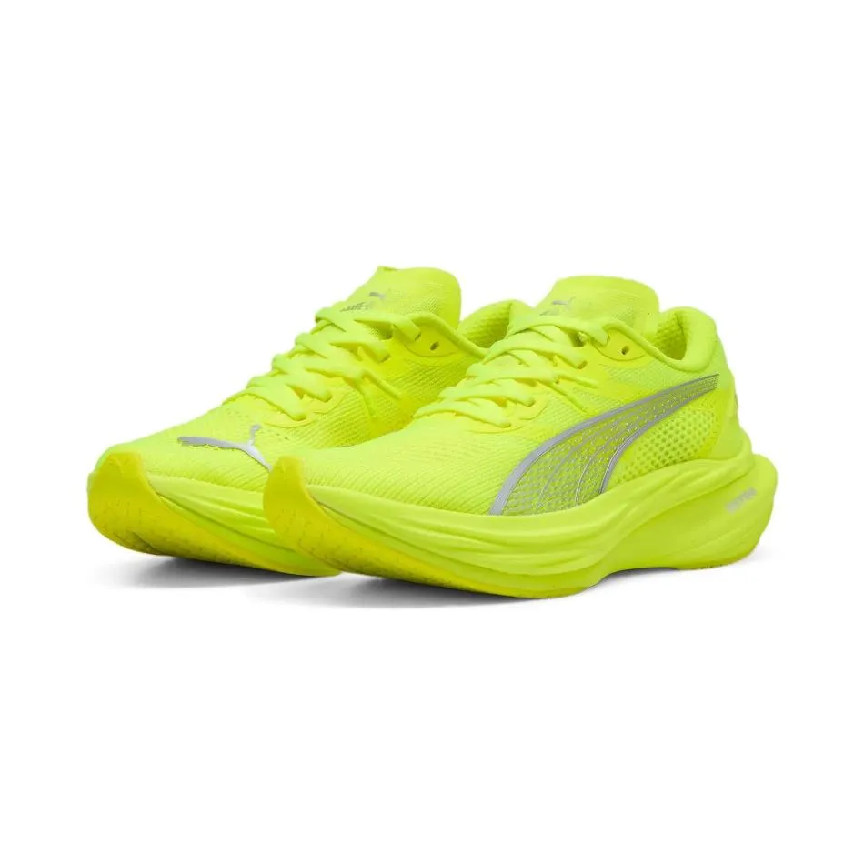 Generic Puma Women's Deviate NITRO 3 Running Shoes in Yellow Alert/PUMA Silver SS25