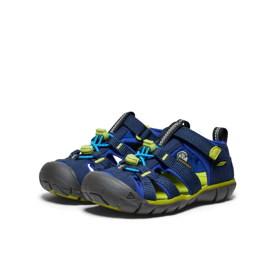 Little Kids' Seacamp II CNX  |  Naval Academy/Chartreuse Posture aid Comfort support
