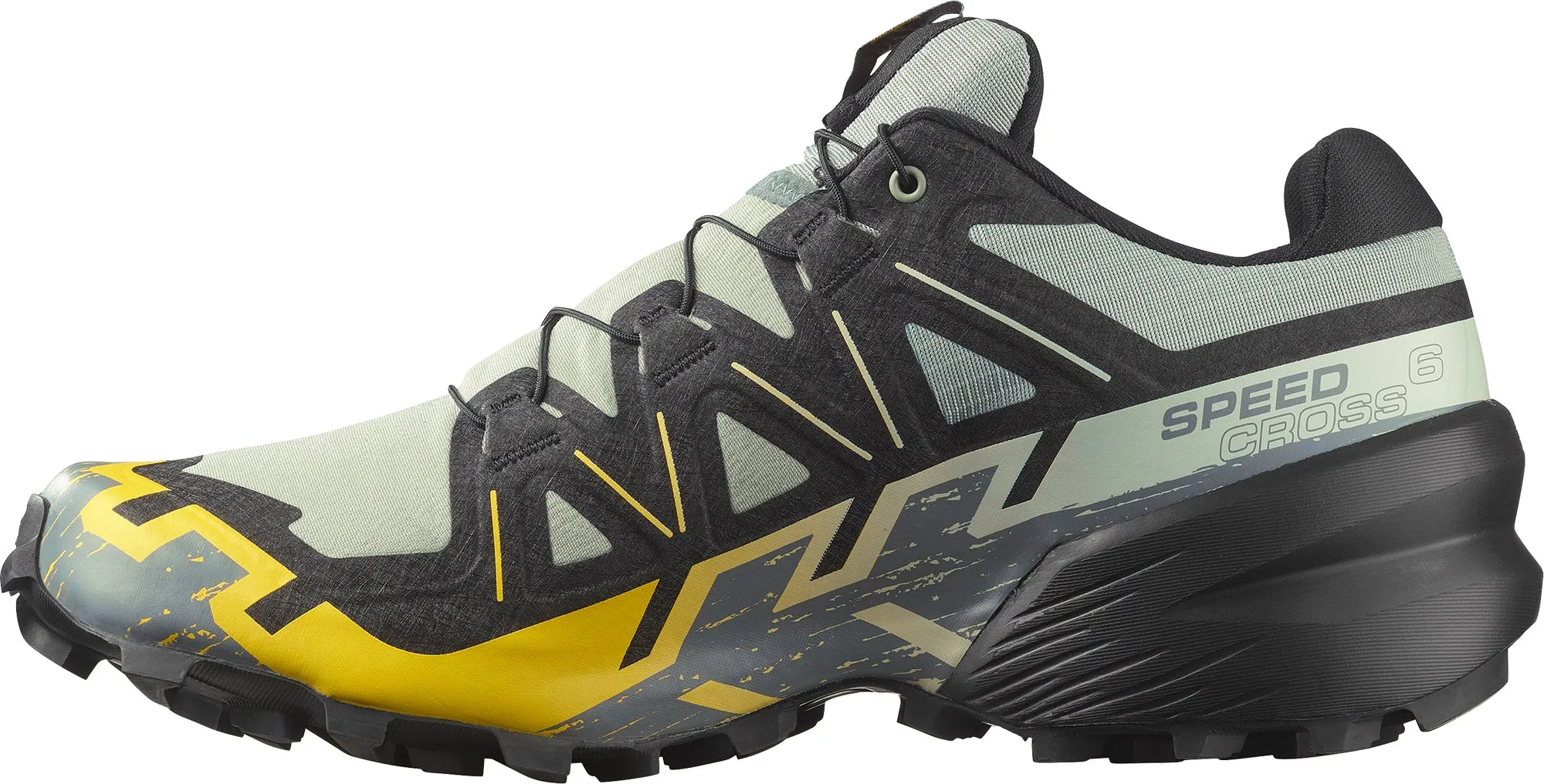 Salomon Speedcross 6 Mens Trail Running Shoes - Green Posture Gear
