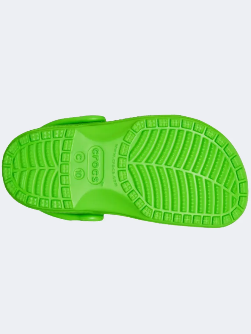 Ocean Edge Sport Active Crocs Classic I Am Dinosaur Kids Lifestyle Slippers Green Slime
