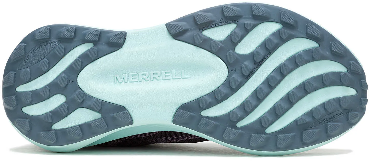Flexible structure Heel notch enhances Achilles mobility and comfort Merrell Morphlite GORE-TEX Womens Trail Running Shoes - Purple