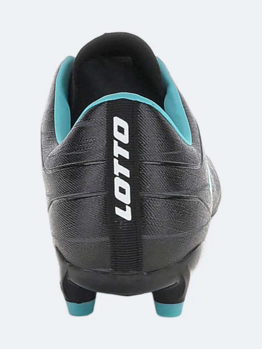 Lotto Solista 700 Ix Fg Men Football Shoes Black/Blue antibacterial shoes
