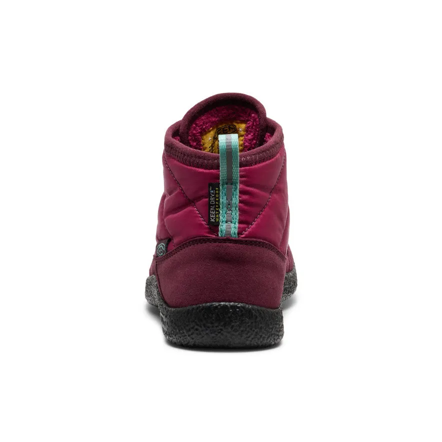 Campus Cool spring fresh Big Kids' Howser II Waterproof Chukka  |  Beaujolais/Pool Blue
