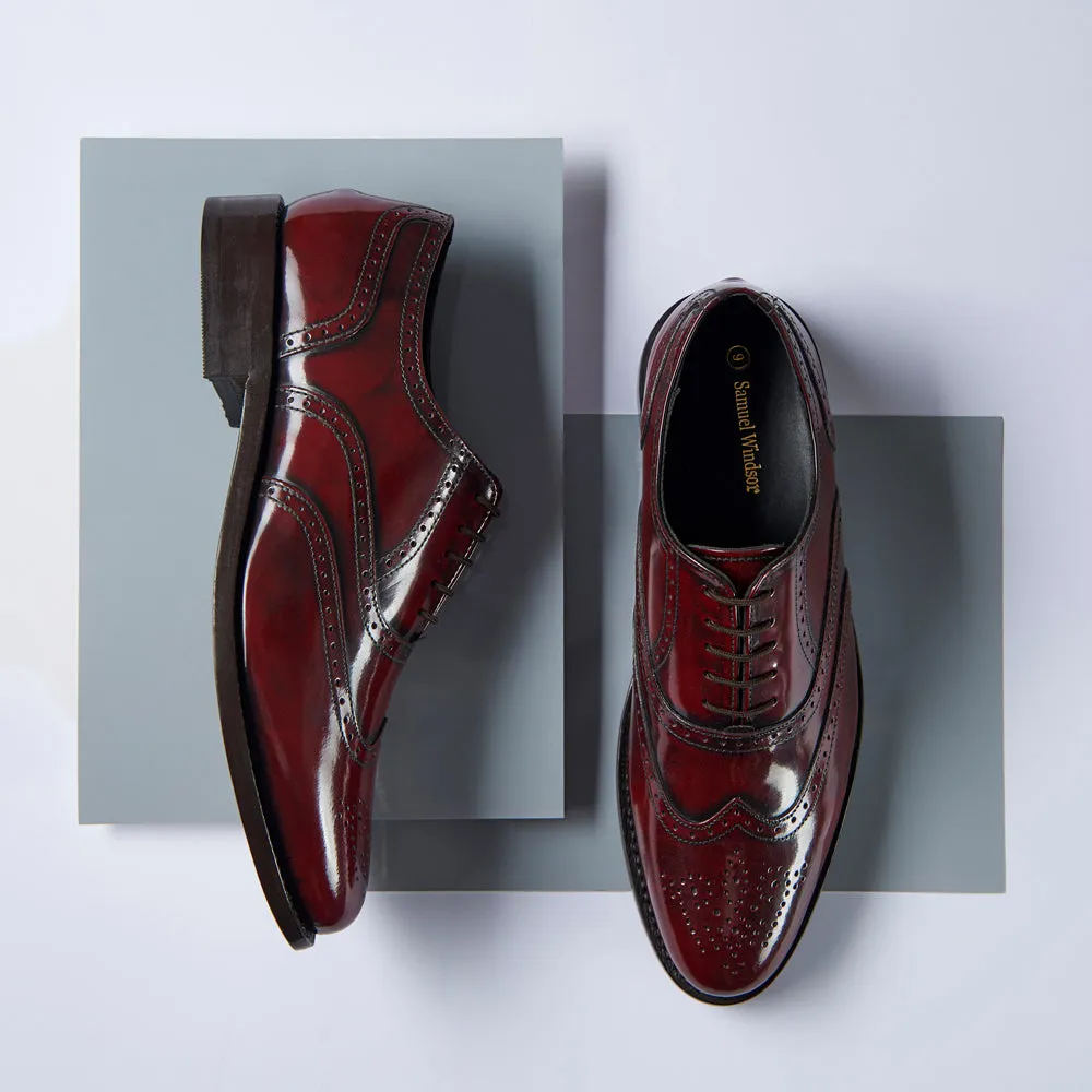 Cheltenham Brogue - Oxblood Simple Step