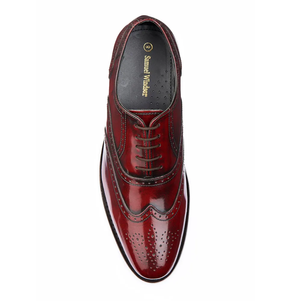 Cheltenham Brogue - Oxblood Lace Up