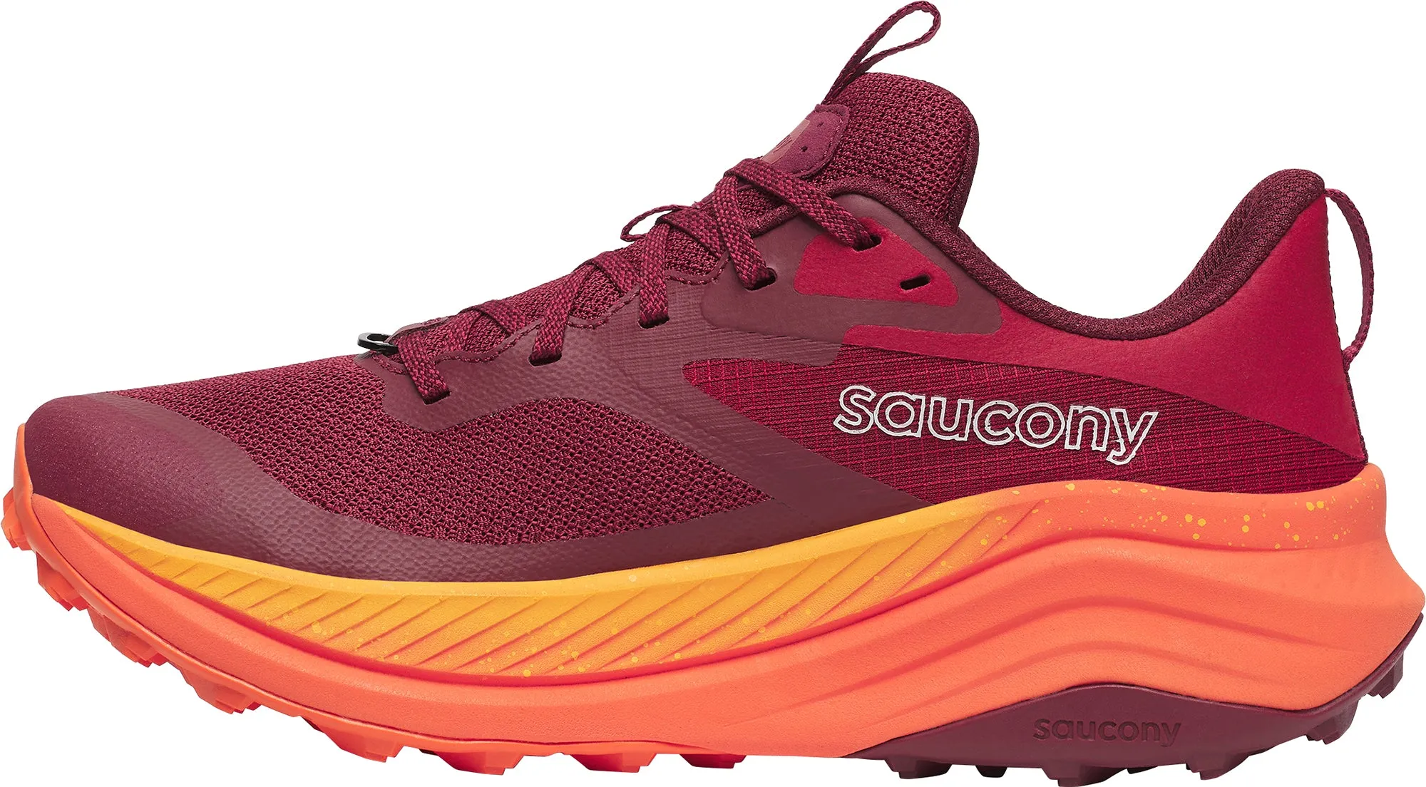 Dynamic support Saucony Xodus Ultra 3 Womens Trail Running Shoes - Red