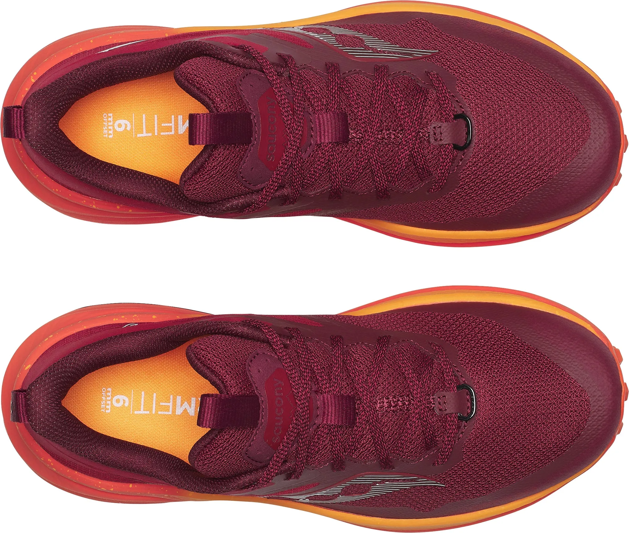 Motion Boost Muscle Friendly Saucony Xodus Ultra 3 Womens Trail Running Shoes - Red