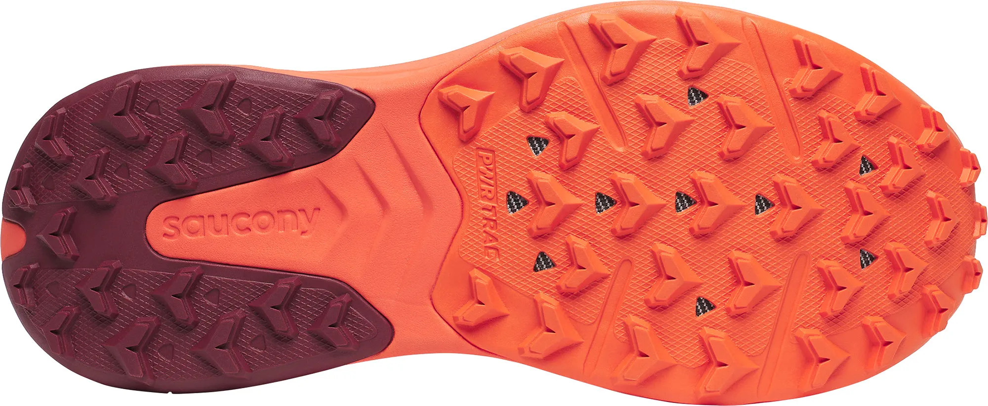 Saucony Xodus Ultra 3 Womens Trail Running Shoes - Red Support layers integrate without restricting flexibility
