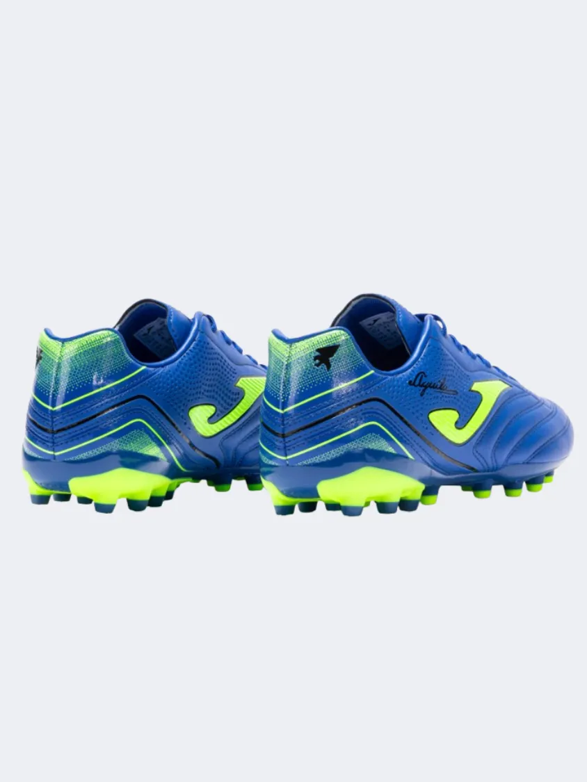 Joma Aguila 2404 Men Football Shoes Royal Blue/Yellow all - terrain shoes Multi directional traction