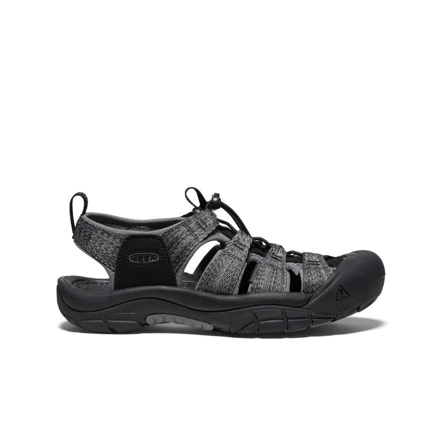 Men's Newport H2 Sandal  |  Black/Steel Grey Agile Frame Slip   On Style