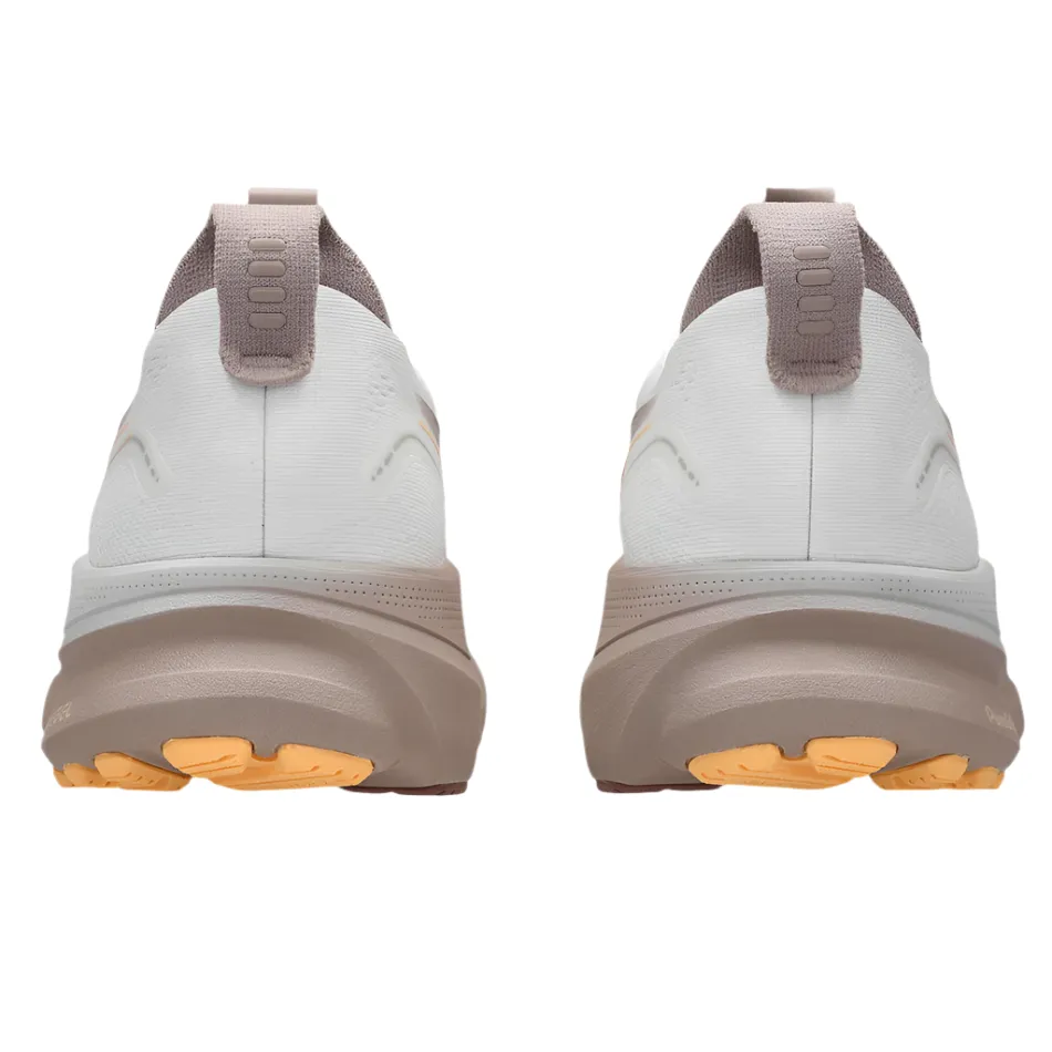 ASICS Women's GEL-KAYANO 32 Running Shoes in White/Orange Glow AW25 Pronation control