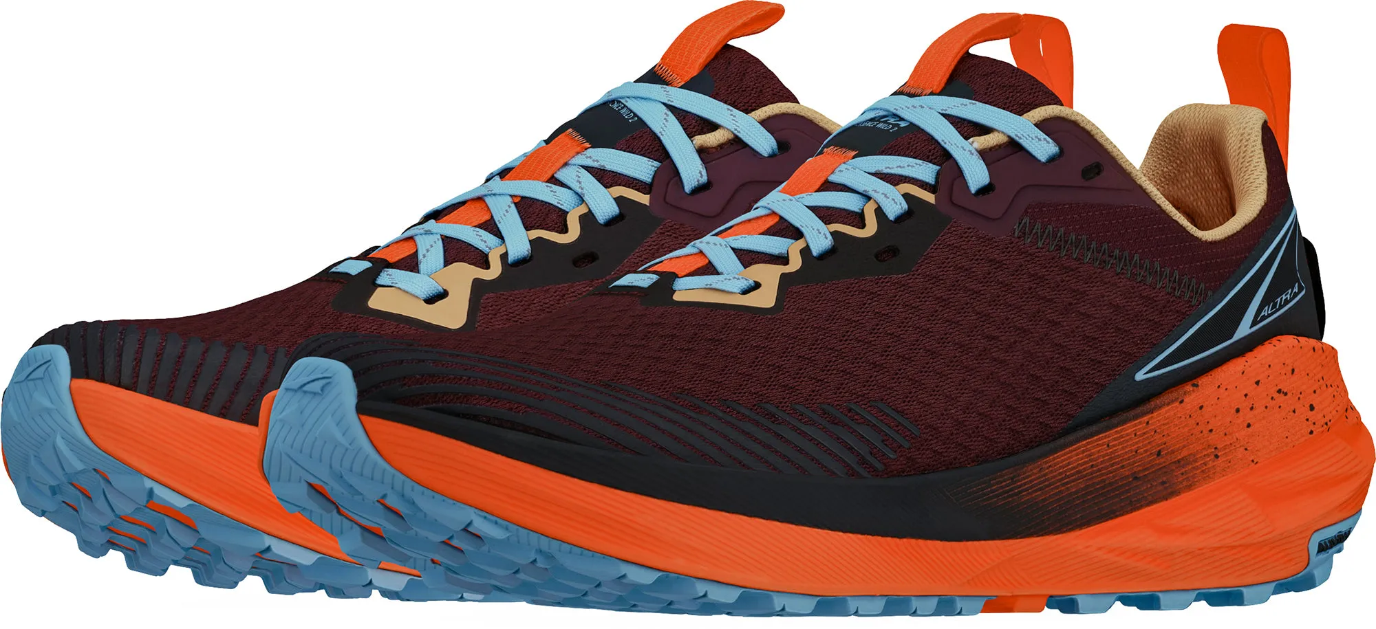 Shock Ease Altra Experience Wild 2 Womens Trail Running Shoes - Red